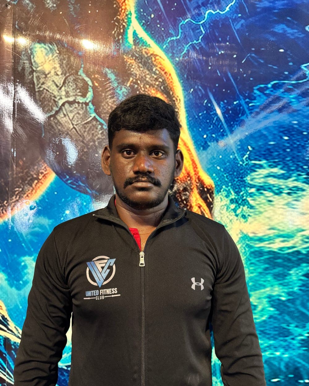 Raja, senior coach at United Fitness Club